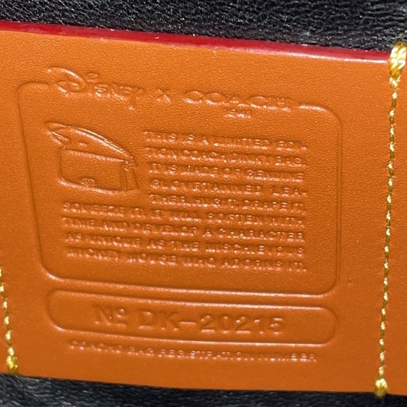 Coach 1941 Red Dinky Disney bag - Picture 6 of 6